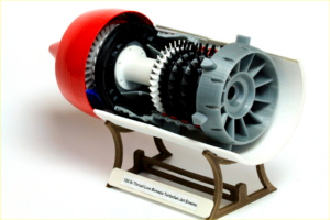 Turbine model from the 3D printer